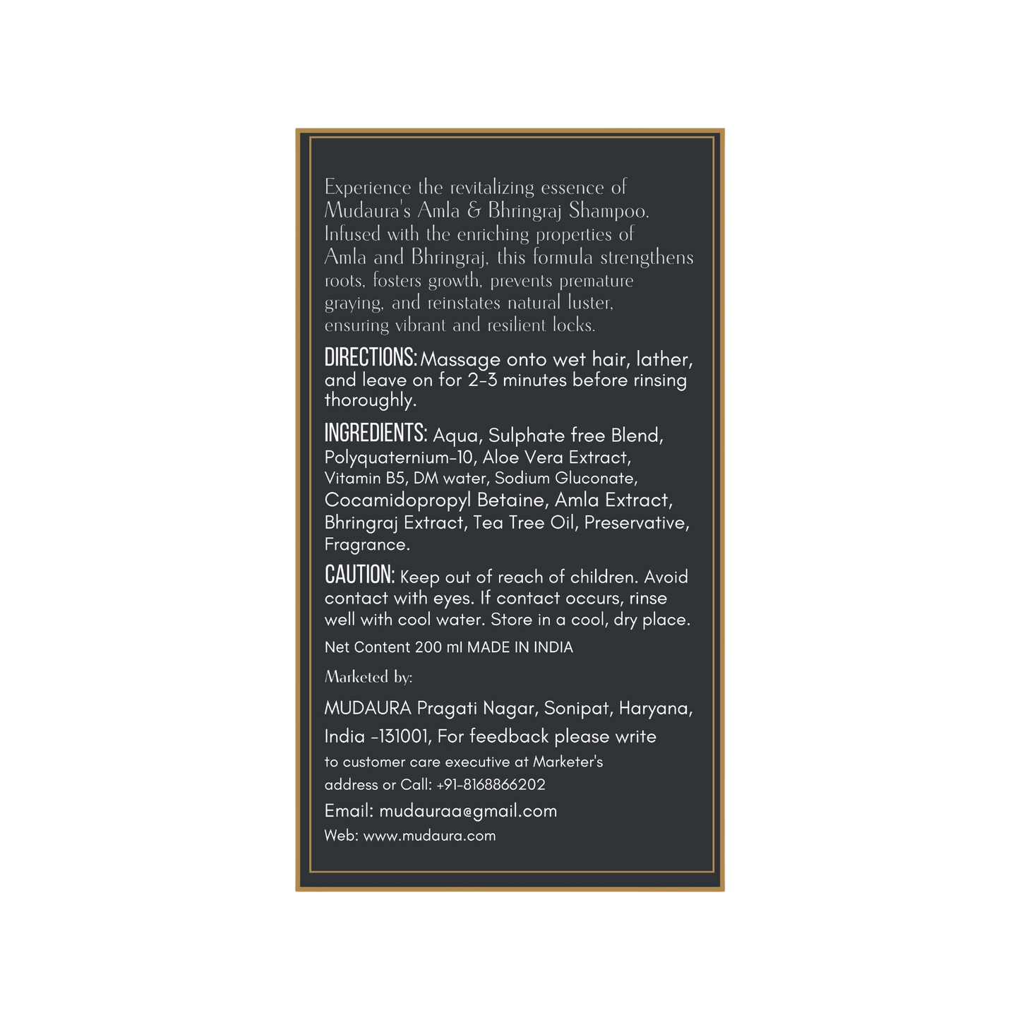 Amla and Bhringraj Shampoo