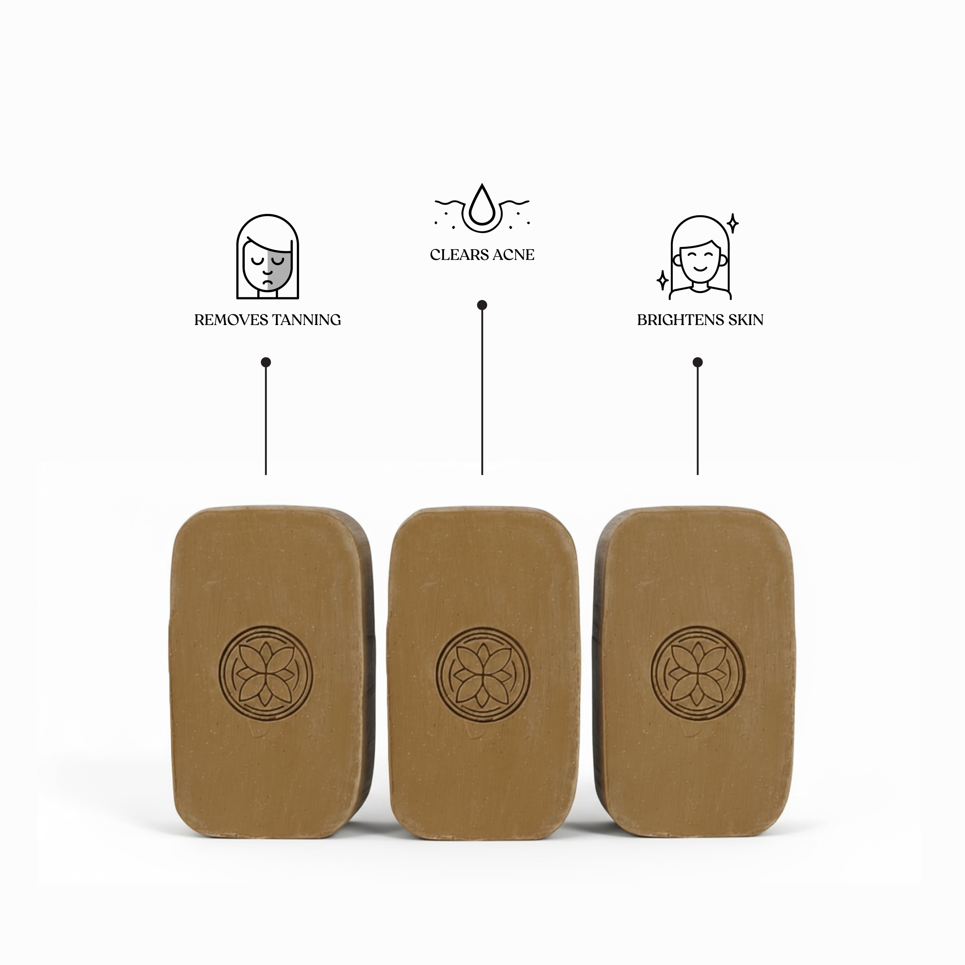 Multani Mitti Soaps (pack of 3)