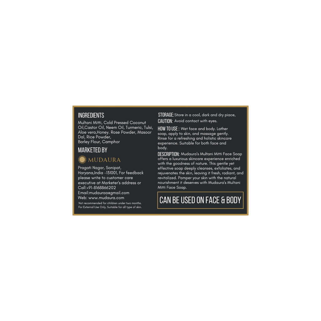 Multani Mitti Soaps (pack of 3)