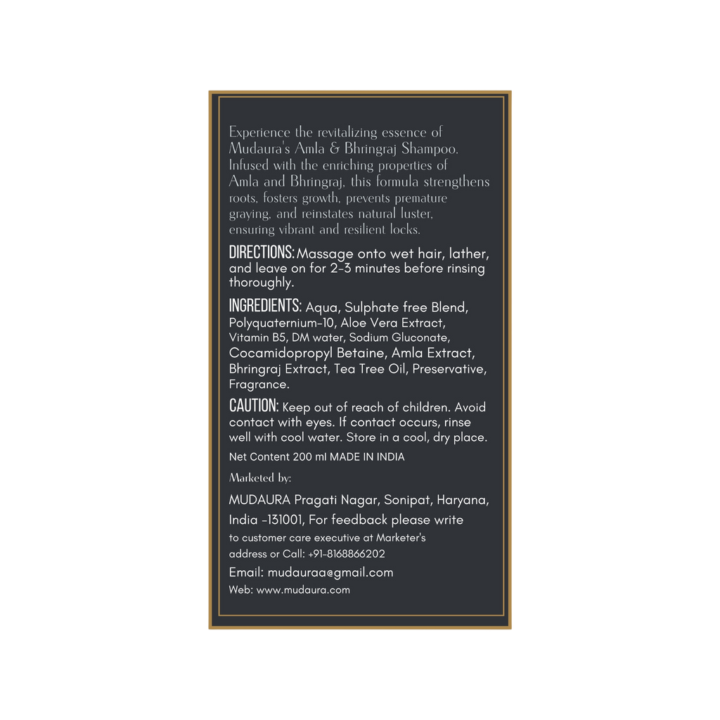 Amla and Bhringraj Shampoo