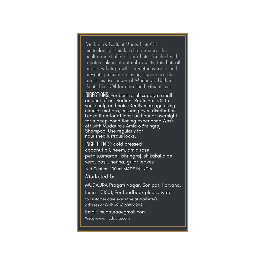 Radiant Roots Hair Oil