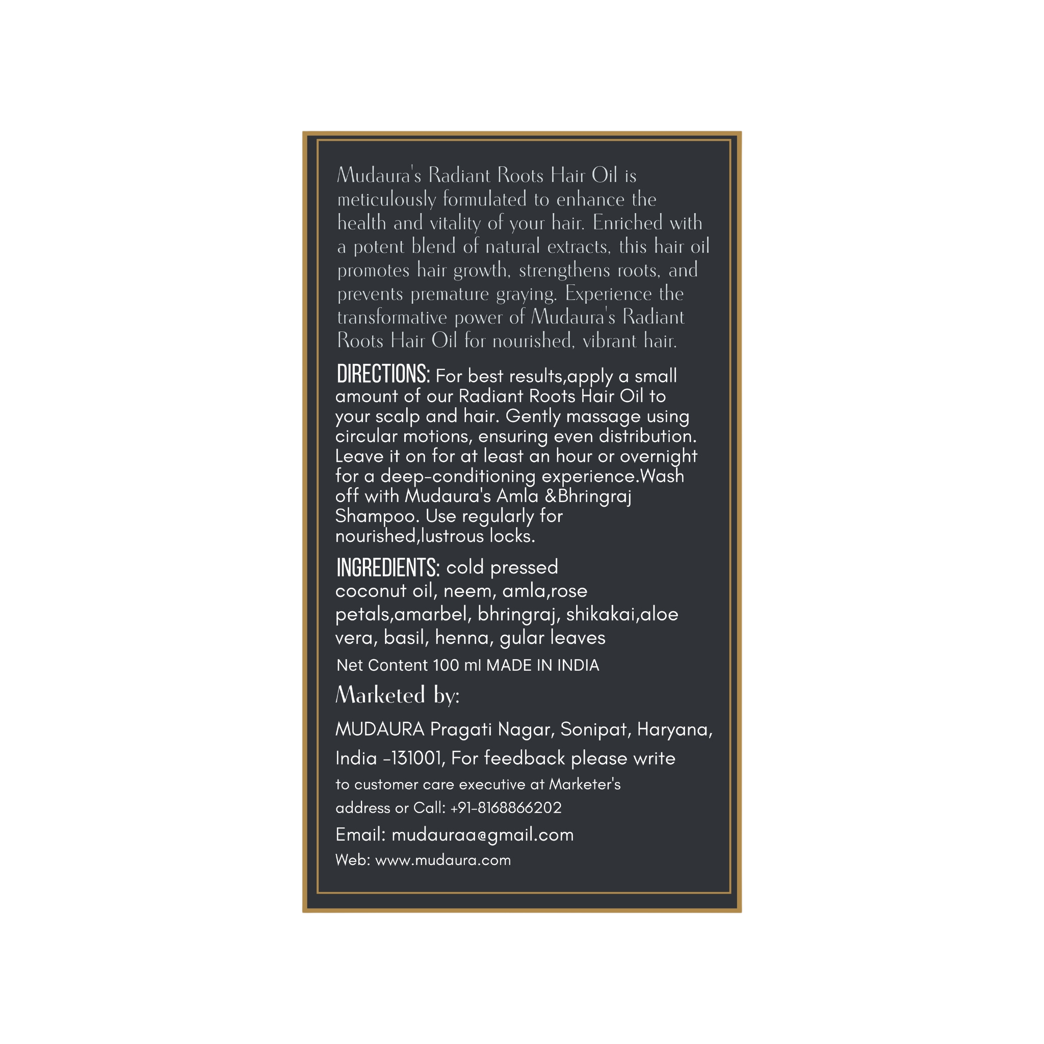 Radiant Roots Hair Oil